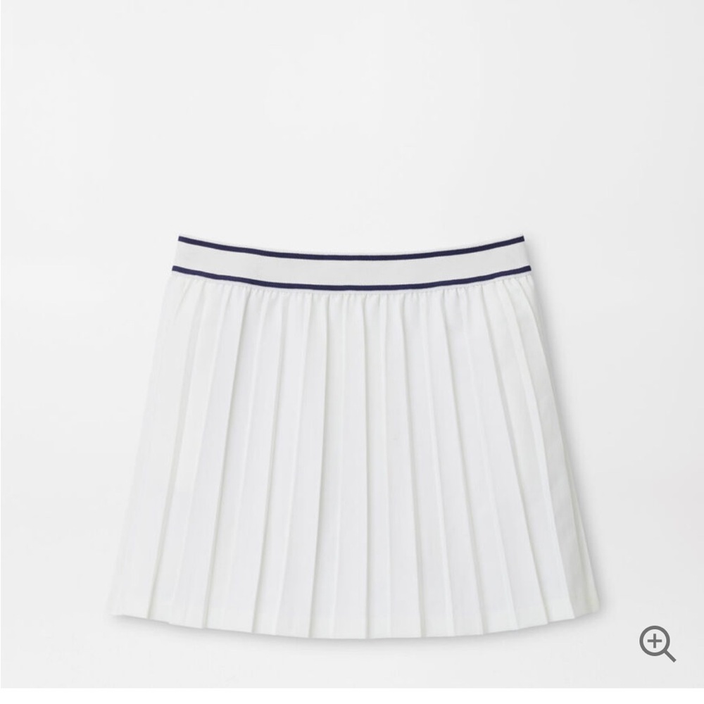 Peter Millar Mickey Pleated Size XS White Women's Skirt